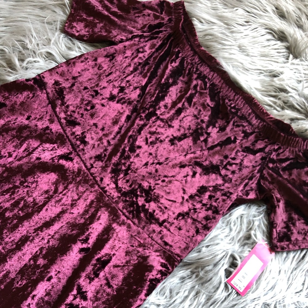 NEW velvet skater Dress